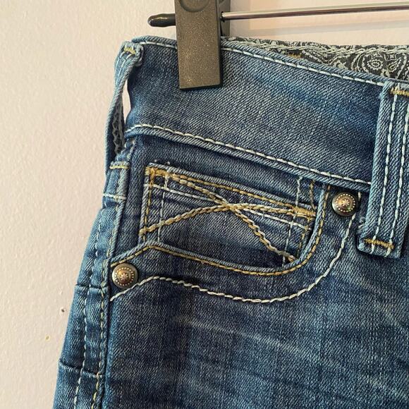 Ariat Women's Boot Cut Jeans - Blue - Picture 4 of 9